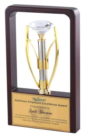 Gold Accent Corporate Trophy