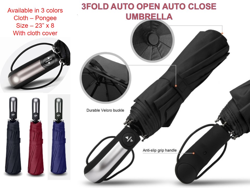 Automatic Reverse Folding Umbrella