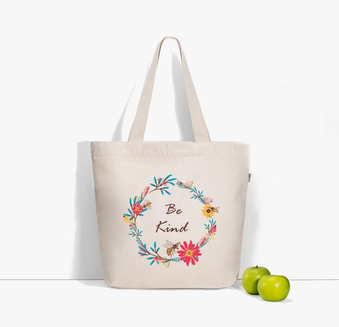 Custom Printed Cotton Canvas Tote Bag