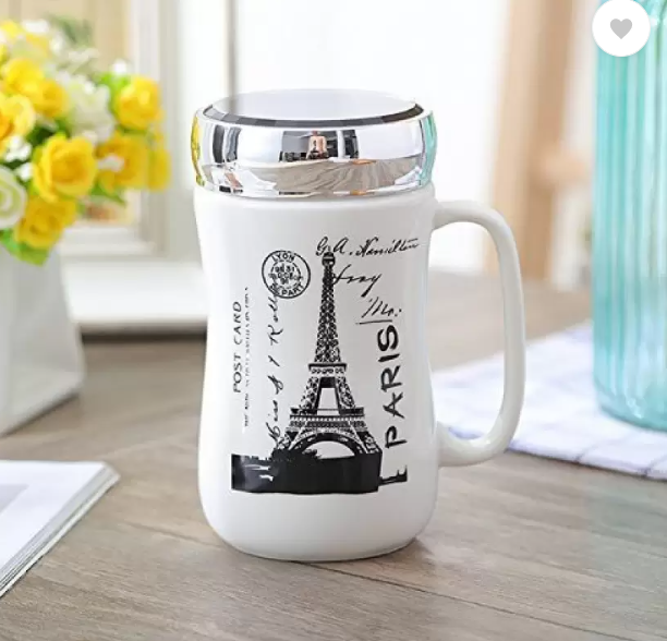 Eiffel Tower Glass Mug