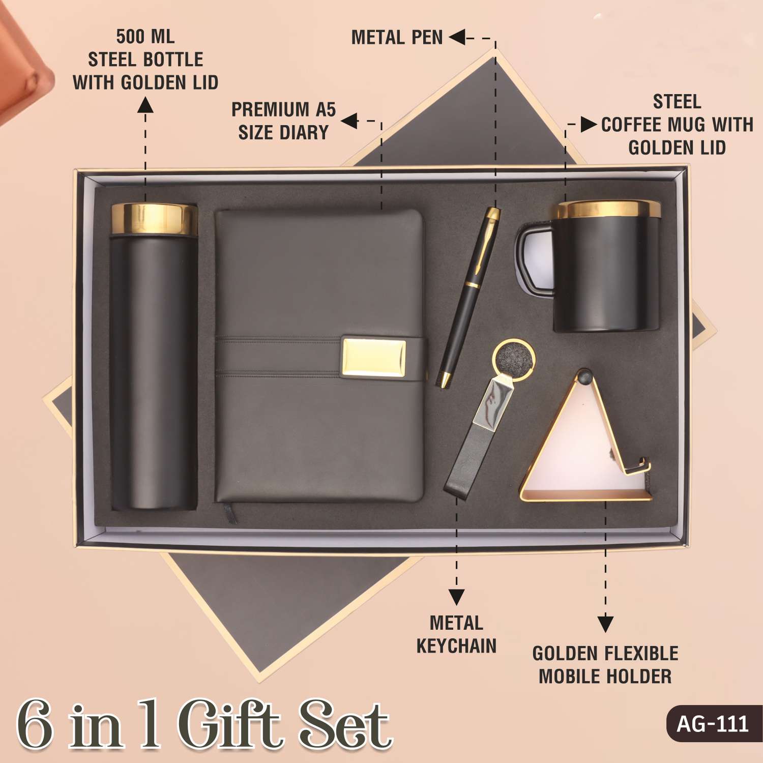 Executive Flask Organizer Kit