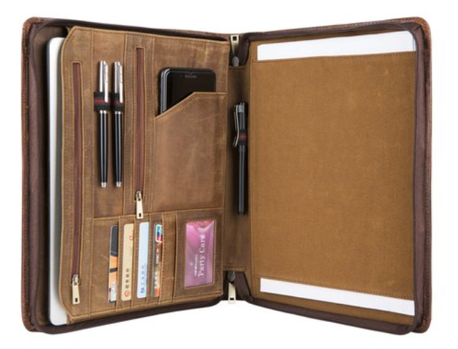 Executive Leather Business Organizer