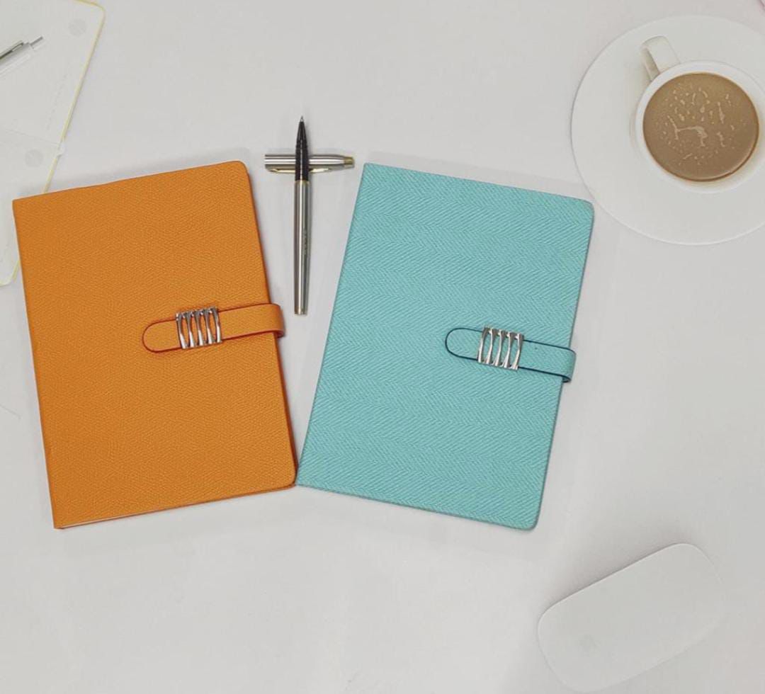 Executive PU Leather Notebook With Magnetic Strap
