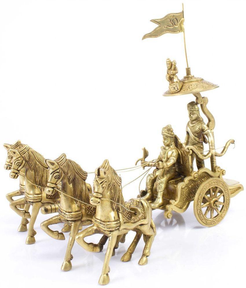 Krishna Chariot Showpiece