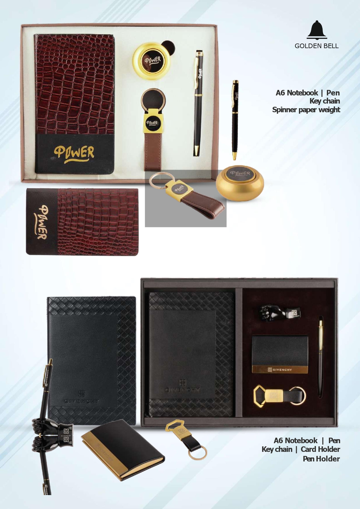 Leather Diary Office Essentials Kit