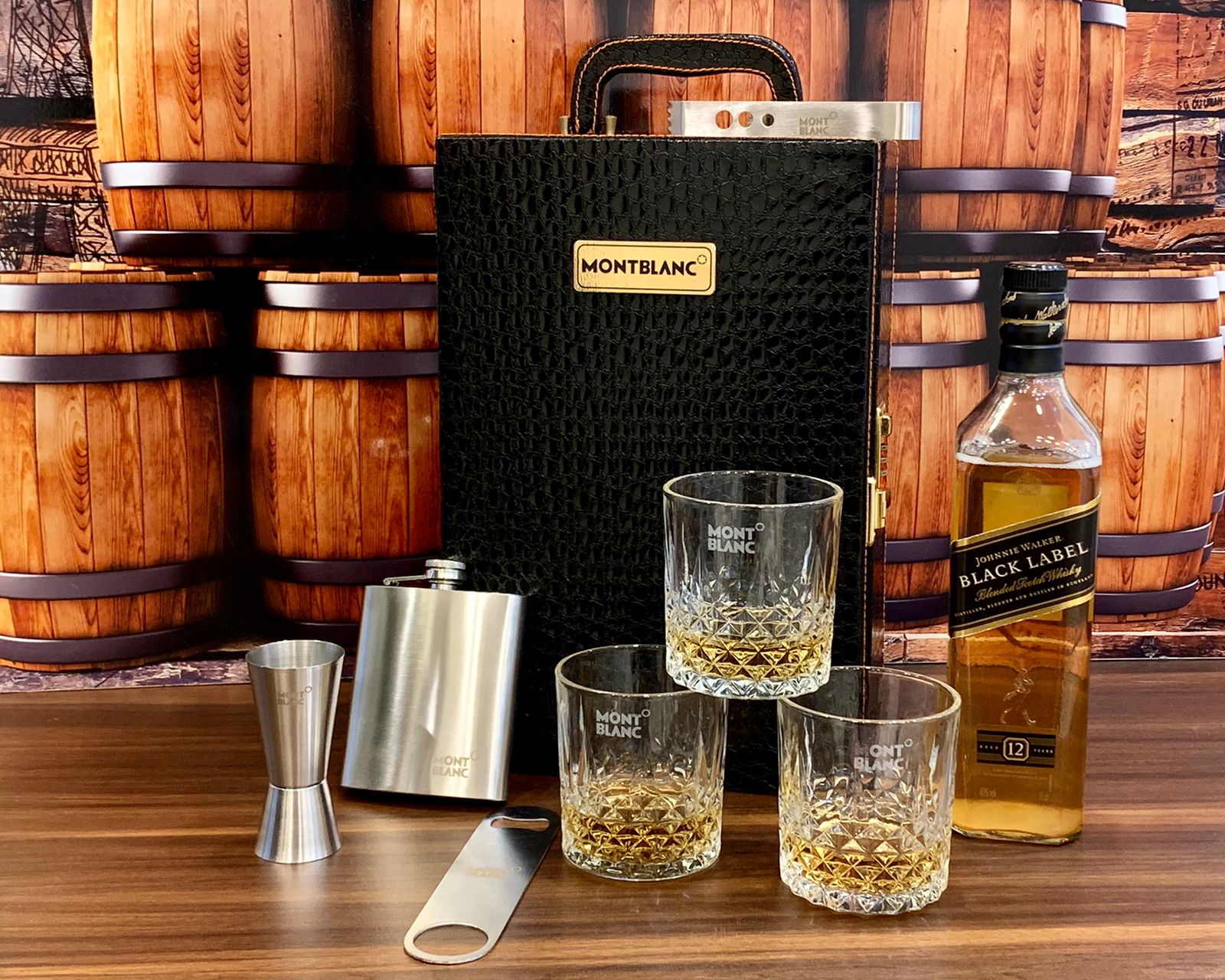 Leather Finish Whiskey Kit