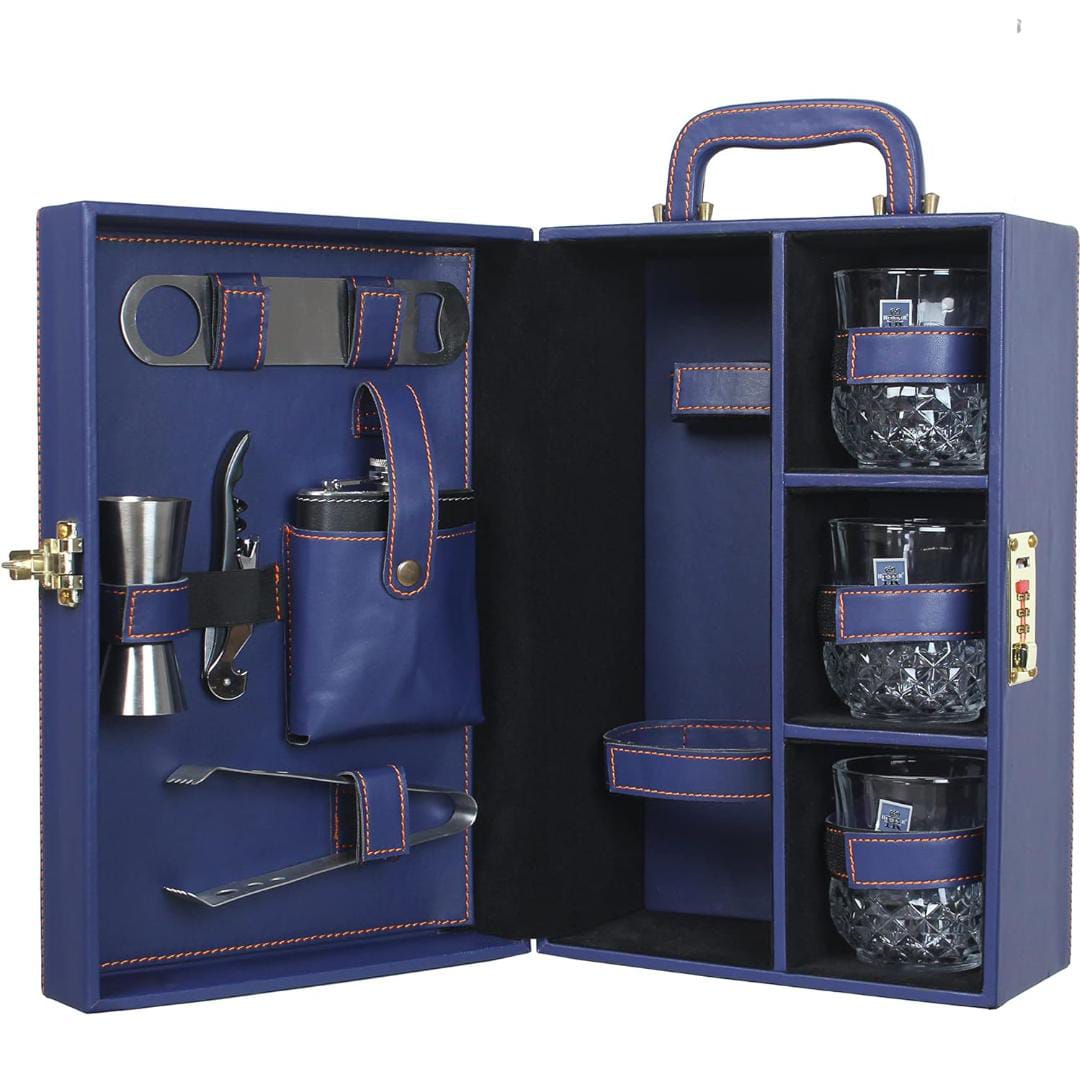 Luxury Barware Gift Cabinet Blue