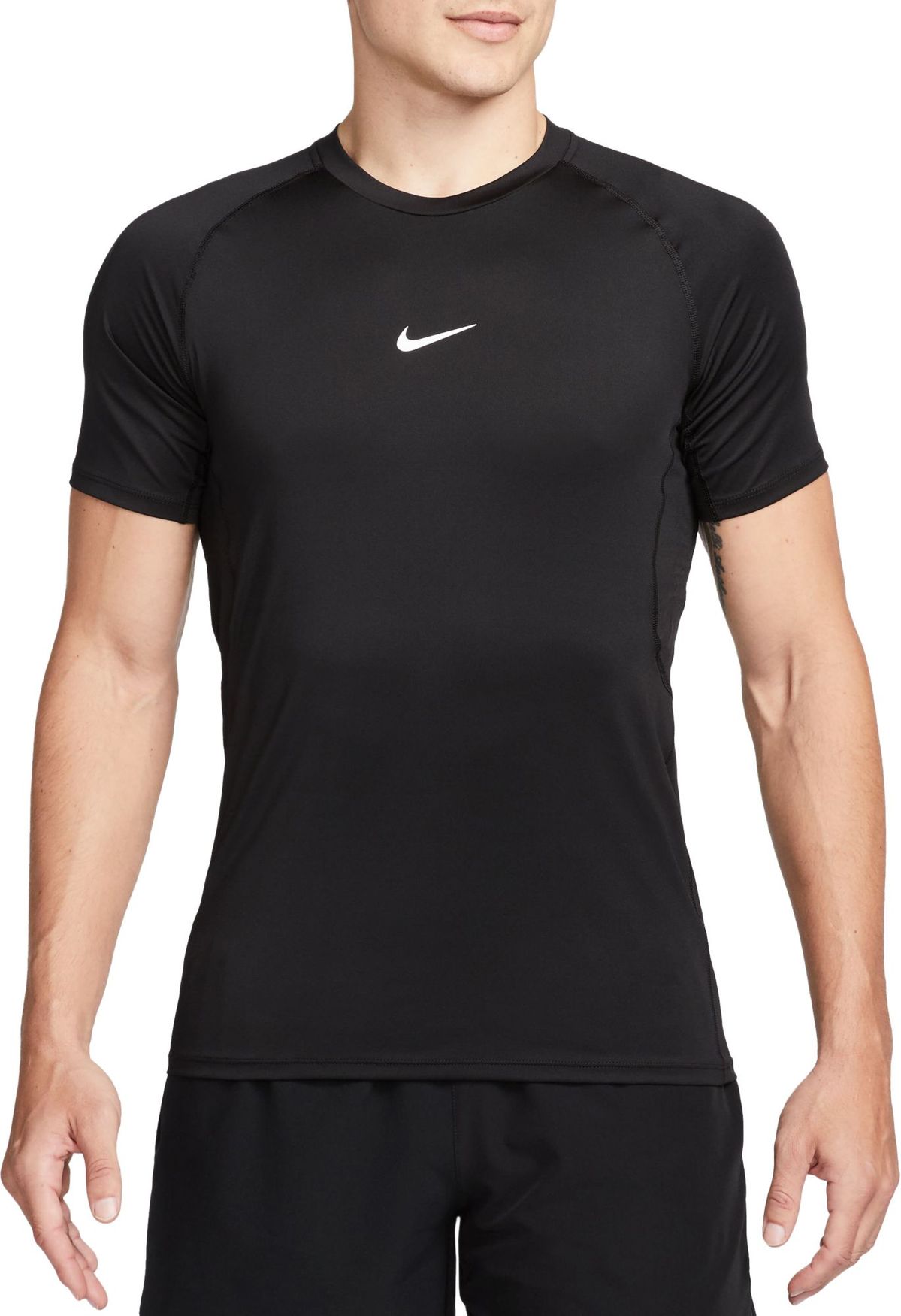 Nike Men Pro Dri-FIT Slim Fit Short Sleeve T-Shirt