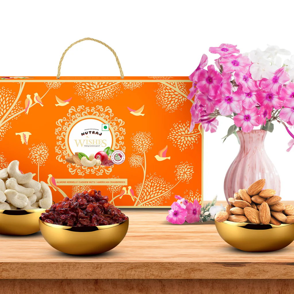 Nutraj Wishes Birds of Bliss Diwali Gift Box 300g  GB-154
