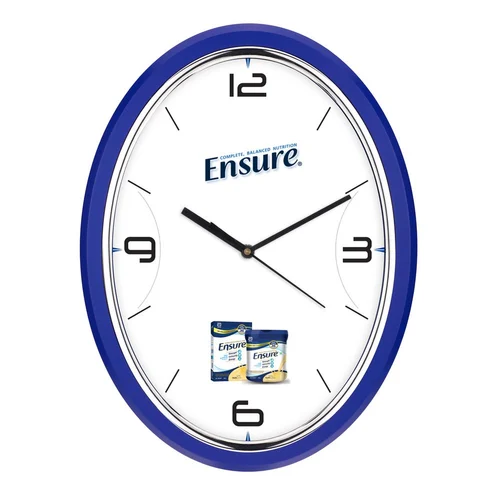 Oval Promotional Wall Clock
