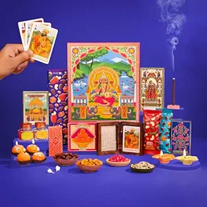 Phool Diwali Gift hamper - Laxmi Poojan Gift Box - 9 Inclusions