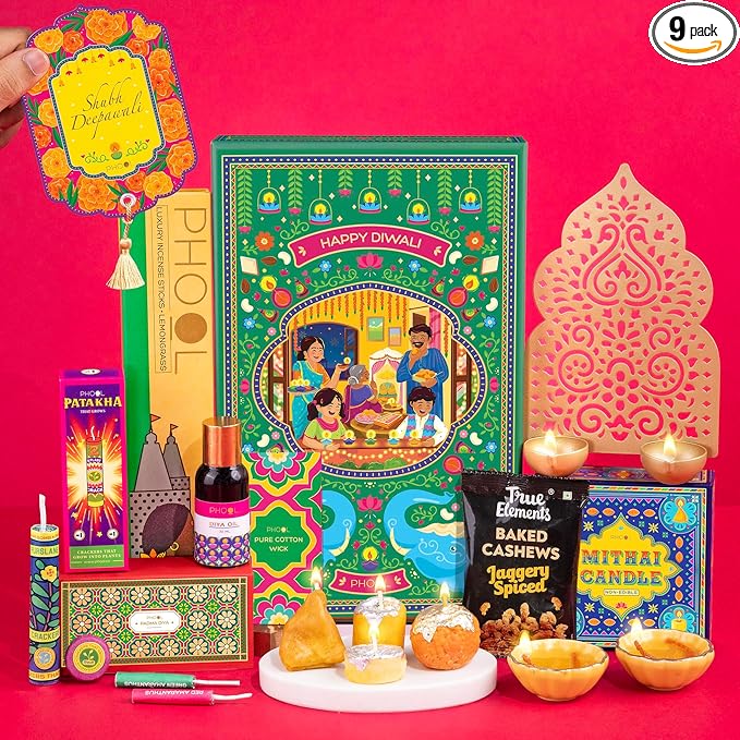 Phool Diwali Magic Gift Hamper - Pack of 9