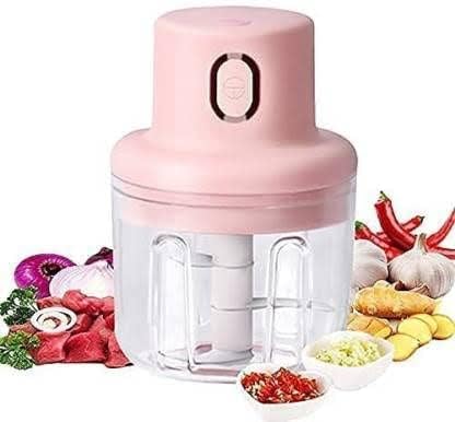 Pink Mini Hand Blender Chopper
