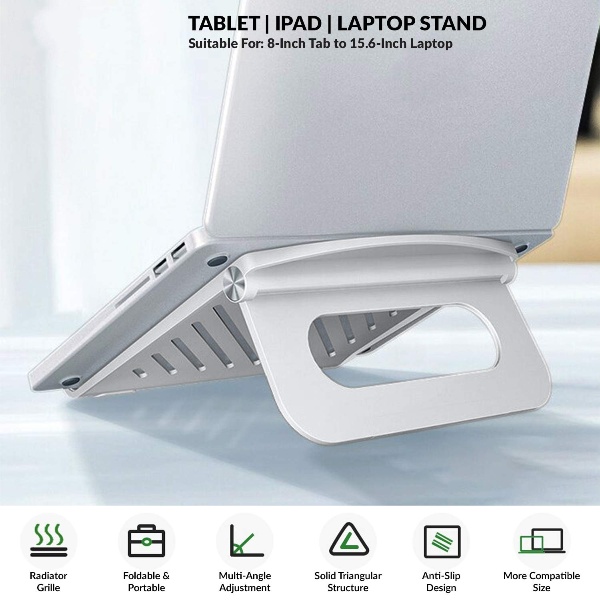 Premium Aluminum Foldable Laptop Stand