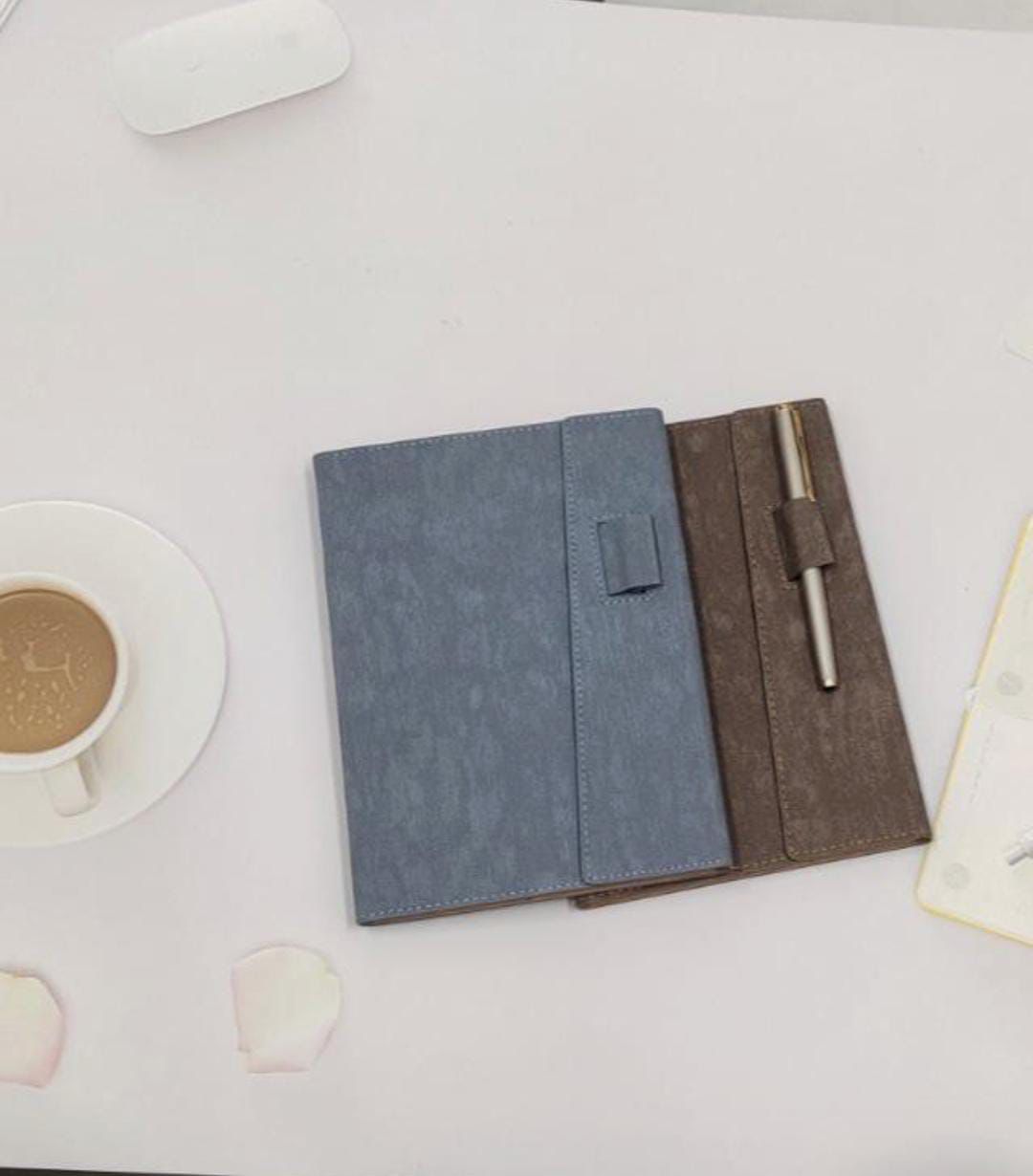 Premium Fabric Cover Notebook With Pen Loop