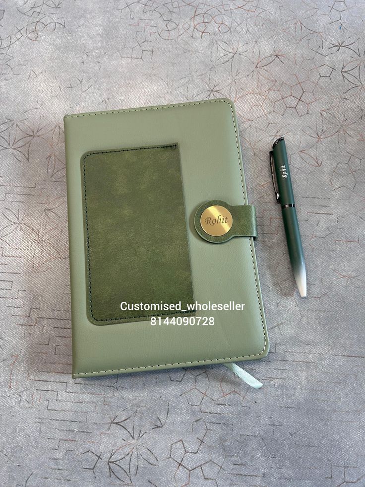 Premium Leather Notebook Diary With Magnetic Closure