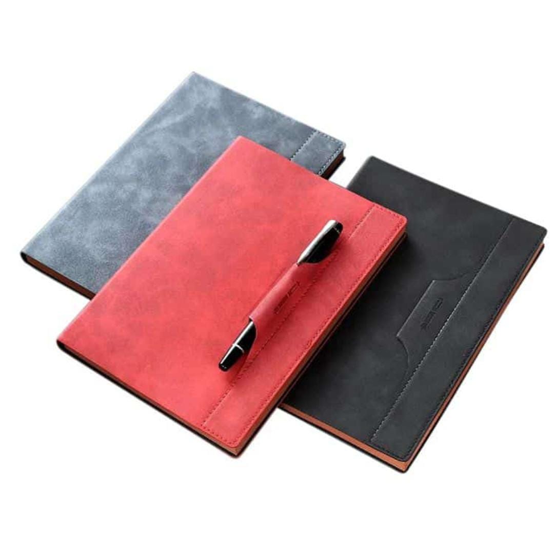 PU Leather Journal With Metal Pen