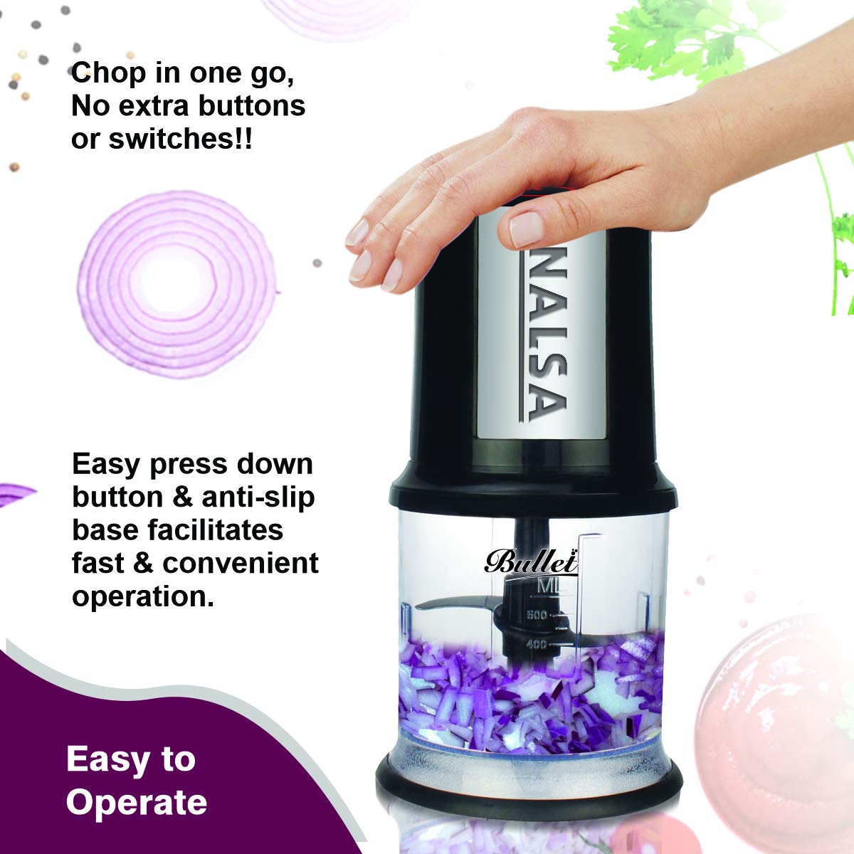 Push Button Food Chopper
