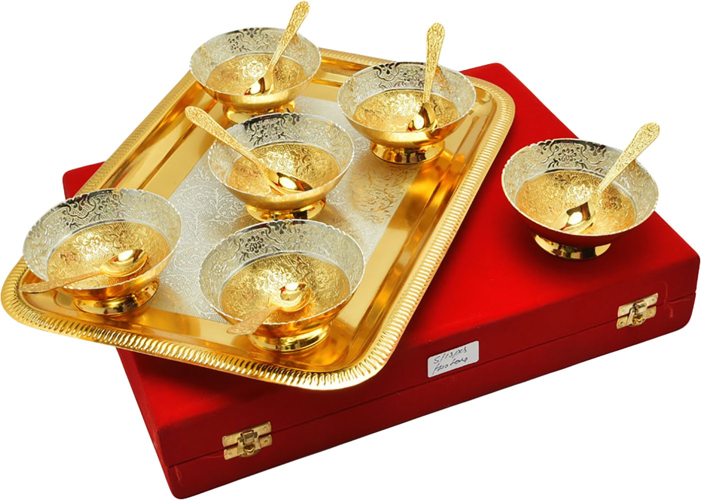 Silver Plated Pooja Thali Set