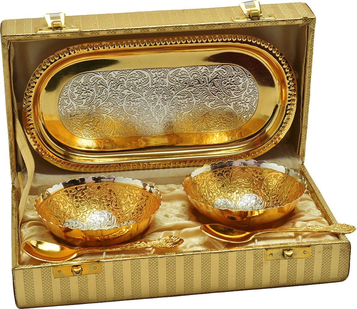 Silver Plated Serving Bowl Gift Set