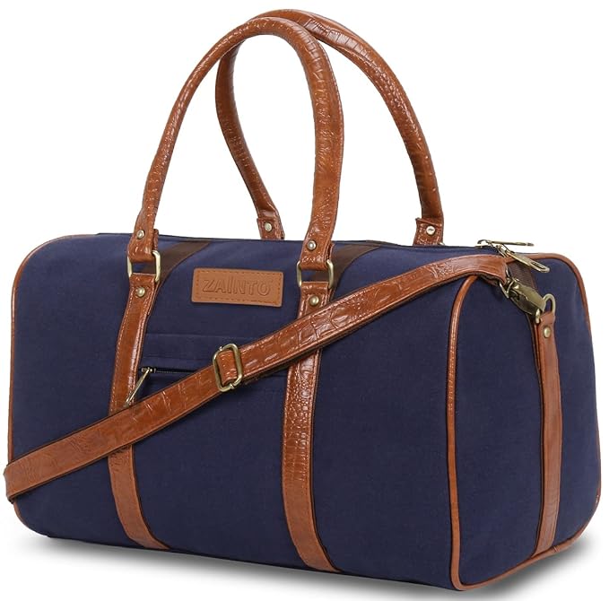 Vintage Canvas Travel Duffle Bag
