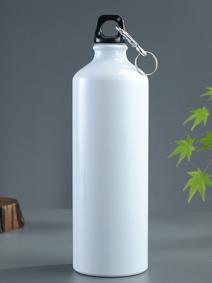 White Sports Water Bottle