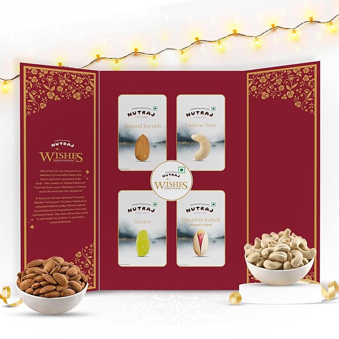 Nutraj Signature 4 Ever Nuts Gift Pack, 800g