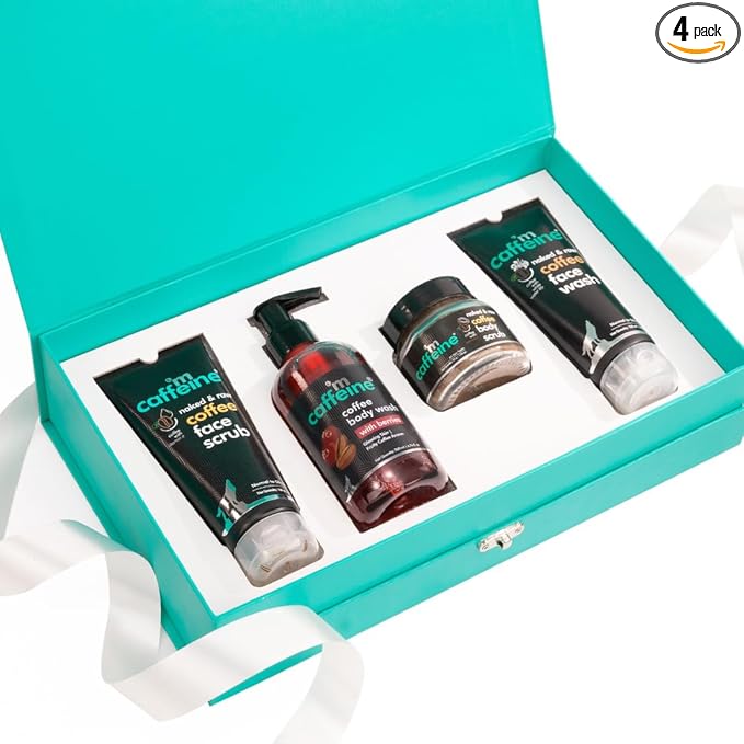 mCaffeine Shower Temptations Gift Set for Women & Men